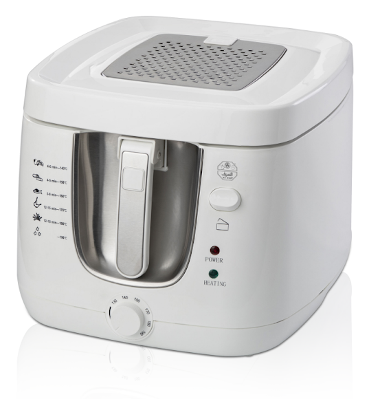 CALINA DEEP FRYER HOUSING IS PLASTIC AND S/S FIXED OIL TANK  SIZE:3L WATT:1600