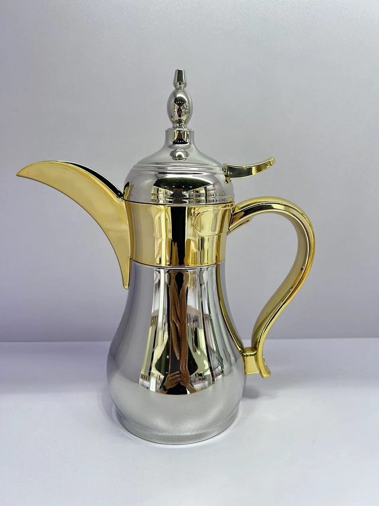 ALSAIF BRAND DOUBLE WALL VACCUM FLASK ( COLOR : BODY MIRROR POLISHING; COVER CHROME)