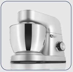 [E02230] STAND MIXER  6 SPEED CONTROL WITH PULSE 4.5L S/S BOWL 1000W COLOR:SILVER SPRAY COLOR