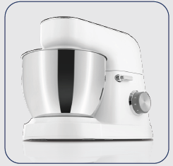 [E02232] STAND MIXER  6 SPEED CONTROL WITH PULSE 4.5L S/S BOWL 1000W COLOR:INJECTION WHITE COLOR