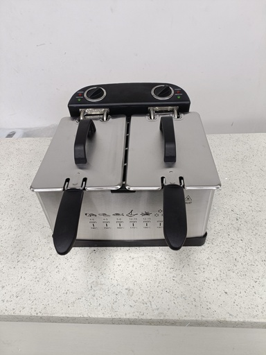 [E04201] ZOYA DEEP FRYER 2.5LTRx2 2400 WATT